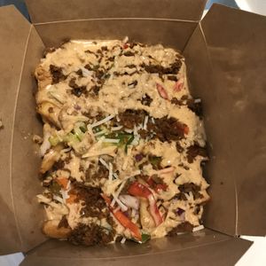 Taco fries at The Very Good Butchers in Victoria