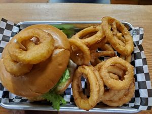 Smokey Burger at The Very Good Butchers in Victoria