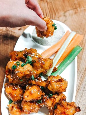 Cauliflower Wings at The Very Good Butchers in Victoria