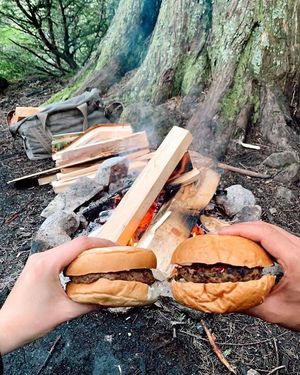 Burgers at The Very Good Butchers in Victoria