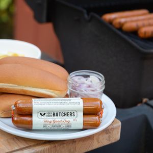 Sausages at The Very Good Butchers in Victoria