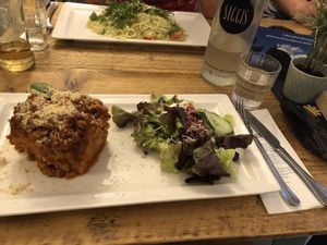 Lasagna at SIGGIS v/gan dine & co. in Munich