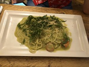 Spaghetti at SIGGIS v/gan dine & co. in Munich