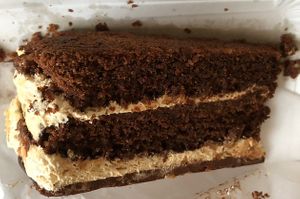 Erdnussbutter Schokolade Kuchen   at SIGGIS v/gan dine & co. in Munich