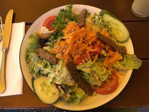 Variety mit Tempeh  at SIGGIS v/gan dine & co. in Munich