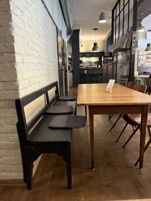 Seating area   at SIGGIS v/gan dine & co. in Munich