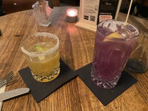 Tommy’s Margarita and Electric Polo  at SIGGIS v/gan dine & co. in Munich