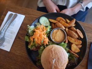 Burger at SIGGIS v/gan dine & co. in Munich