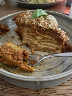 Vegan lasagna  at SIGGIS v/gan dine & co. in Munich