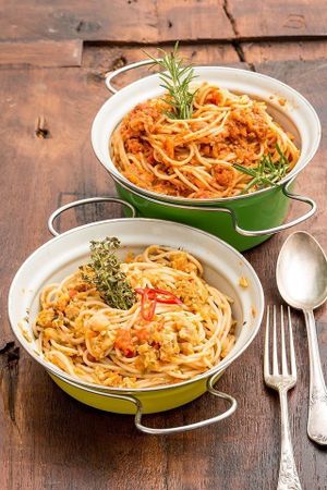 our fantastic pasta :-) at SIGGIS v/gan dine & co. in Munich