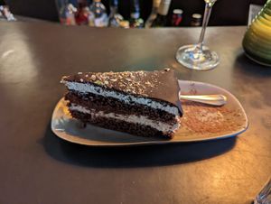 Peanut butter torte at SIGGIS v/gan dine & co. in Munich