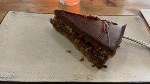 Nougat-Kuchen  at SIGGIS v/gan dine & co. in Munich