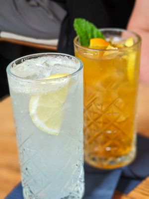 Homemade lemonade and ice tea. Dream come true at SIGGIS v/gan dine & co. in Munich