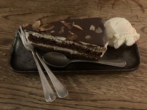 Oops only remembered to take a photo of the dessert - delicious 😋   at SIGGIS v/gan dine & co. in Munich