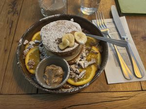 American breakfast  at SIGGIS v/gan dine & co. in Munich