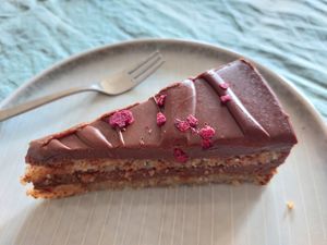 Nougat cake at SIGGIS v/gan dine & co. in Munich