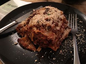 Lasagne - ... looks great... tasted not so great at SIGGIS v/gan dine & co. in Munich