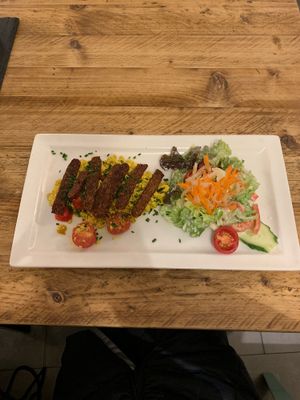 Tofu scramble  at SIGGIS v/gan dine & co. in Munich