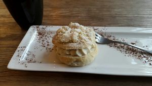 Pudding Taler at SIGGIS v/gan dine & co. in Munich