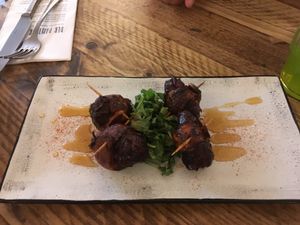 Datteln ummantelt  at SIGGIS v/gan dine & co. in Munich