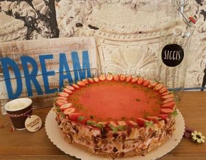 more yummy cake :-) at SIGGIS v/gan dine & co. in Munich