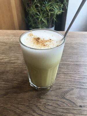 Kurkuma Latte  at SIGGIS v/gan dine & co. in Munich