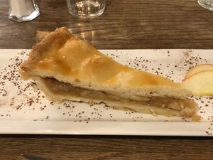 Apple dessert  at SIGGIS v/gan dine & co. in Munich