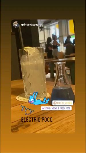 Vegan cocktails at SIGGIS v/gan dine & co. in Munich