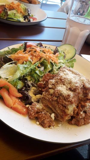 Lasagne at SIGGIS v/gan dine & co. in Munich