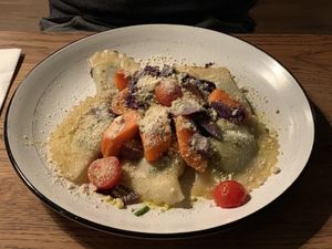 Ravioli Tirolesi, zu Wiederholen! at SIGGIS v/gan dine & co. in Munich