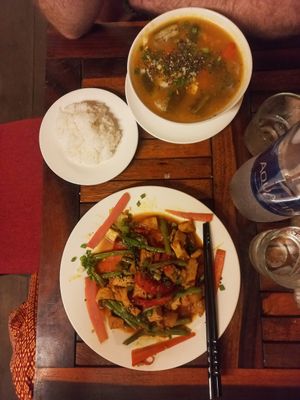 mixed vegetables, unbelievably flavourful at Nocturnal Artist in Hoi An