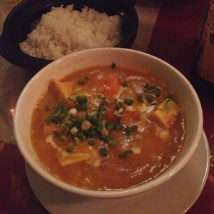 Curry with rice  at Nocturnal Artist in Hoi An