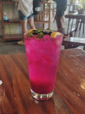 Passion fruit lemon soda at SHAKA - Bohol in Panglao