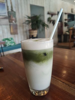 Iced matcha at SHAKA - Bohol in Panglao