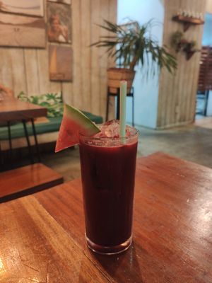 Beetroot shake at SHAKA - Bohol in Panglao