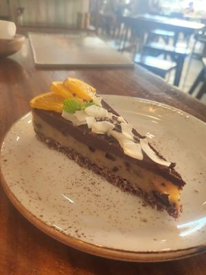 Raw orange cake at SHAKA - Bohol in Panglao