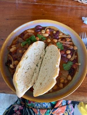 Mixed beans with bread  at SHAKA - Bohol in Panglao