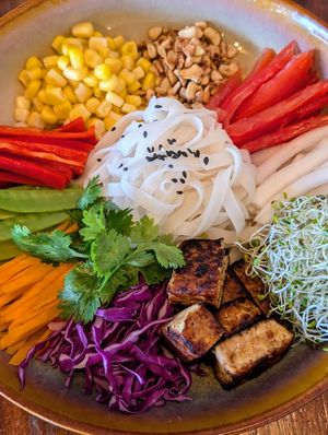 Tempeh bowl at SHAKA - Bohol in Panglao