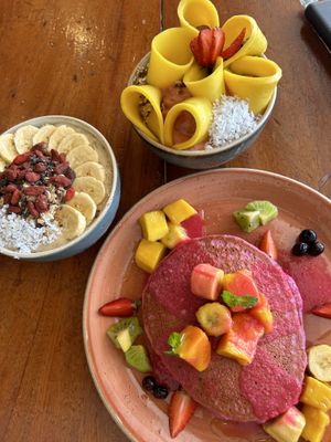 Vegan pancakes and smoothie bowls  at SHAKA - Bohol in Panglao