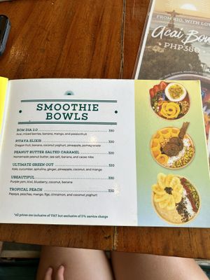 Menu april  at SHAKA - Bohol in Panglao