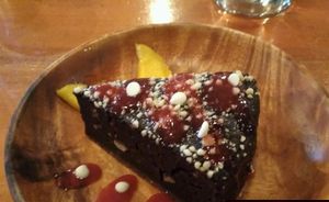 chocolate cake at SHAKA - Bohol in Panglao