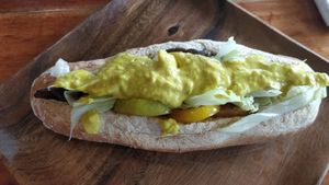 Mushroom and veg baguette at SHAKA - Bohol in Panglao