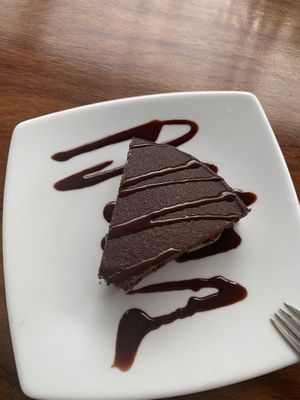 Chocolate cake at Bread and Chocolate in Puerto Viejo De Talamanca