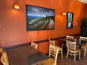 Seating at Cafe Yumm - Cascade Park Plaza in Vancouver