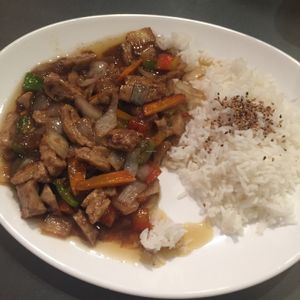 BBK Seitan at Loving Hut - Palermo in Buenos Aires