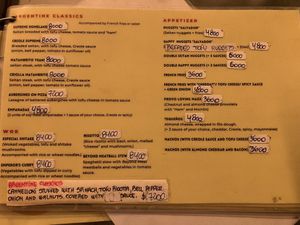 English menu, pg 1  at Loving Hut - Palermo in Buenos Aires