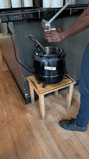 Free vegan miso! at Koriente in Austin