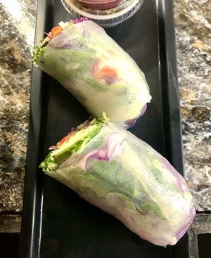 This was the Summer Roll. It was on, refreshing but nothing amazing. 3.25/5 at Koriente in Austin