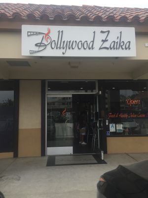The front of the restaurant  at Bollywood Zaika in Redondo Beach