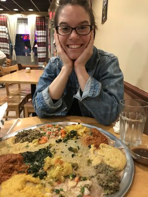 Veggie #2 for two at Ahadu in Burtonsville